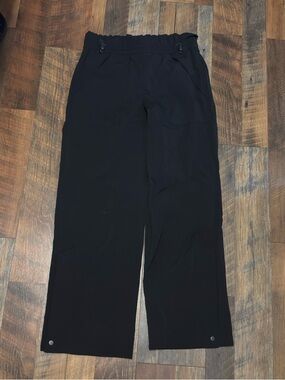 Athleta Trekkie High Rise Parachute Pant Black Women’s Size 8 Athleisure